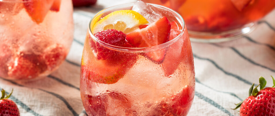 Rosésangria drink-recept