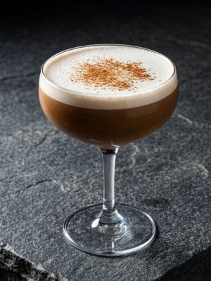 Coffee Cocktail - krämig blandning av cognac, portvin och ägg