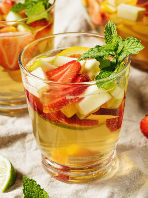 Vit sangria drink-recept