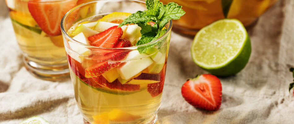 Vit sangria drink-recept