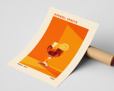 Aperol Spritz vintage drink poster