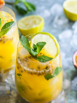 Passionsfruktmojito drink-recept