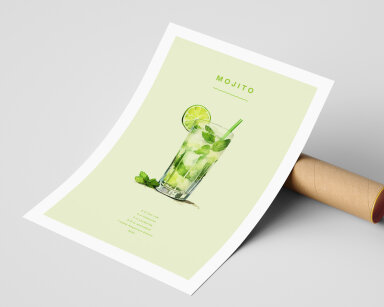 Mojito poster - Drinkposter