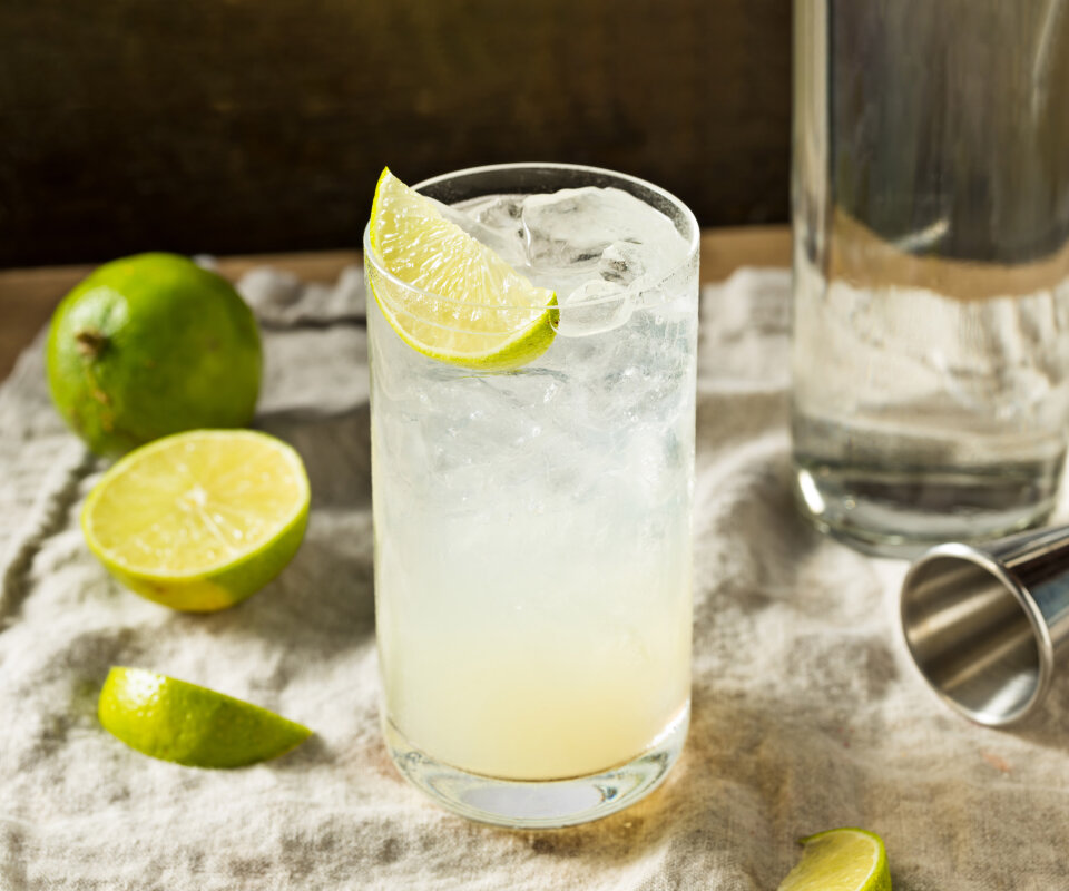 Gin Rickey drink-recept