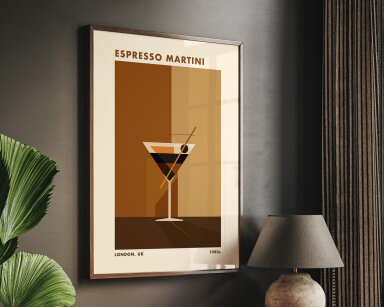 Espresso Martini drink poster No.2 | Affisch, Plansch & Cocktail Poster