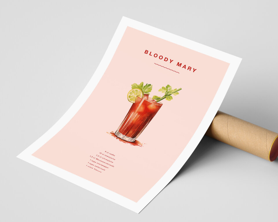 Bloody Mary poster - Drinkposter