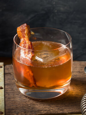 Bacon Old Fashioned drink-recept