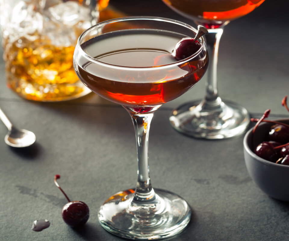 Manhattan drink-recept