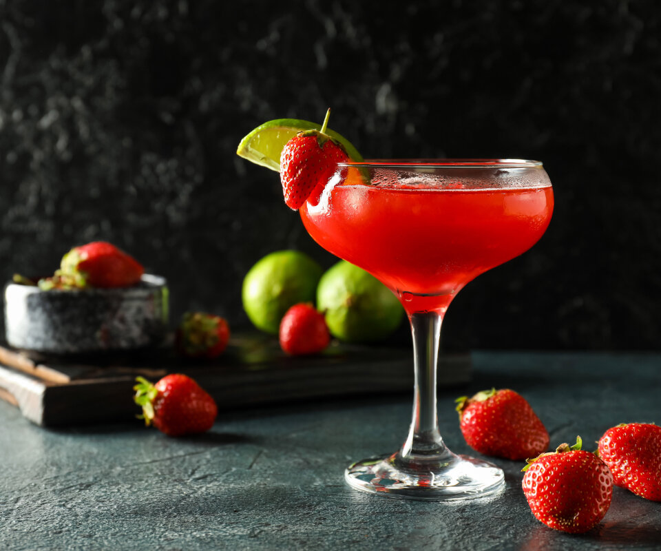 Strawberry Daiquiri drink-recept