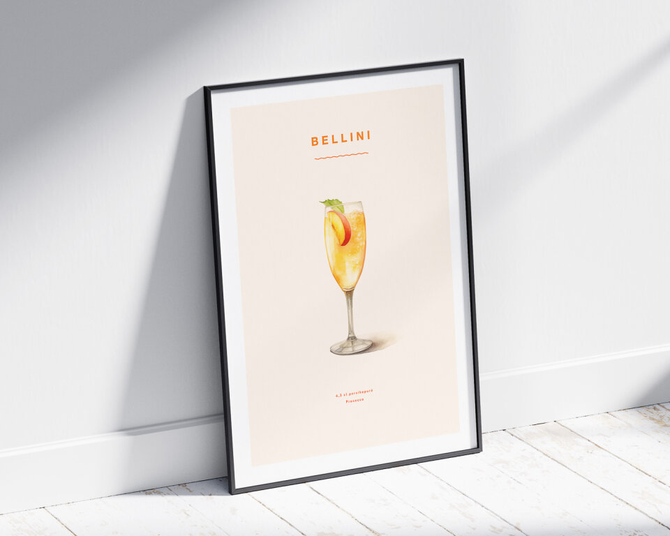 Bellini poster - Drinkposter